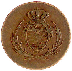 4 Pfennige 1809 über 1808 geschnitten H. gutes sehr schön, selten