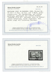 3 Pf. - 5 M. Freimarken 1900/1903, kompletter Satz in gestempelter ...