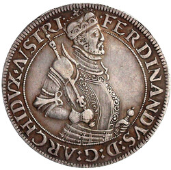 Reichstaler o.J. Hall. Harnisch mit 2 Reihen Ornamenten verziert, ...