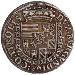 Reichstaler o.J. Hall. Harnisch mit 2 Reihen Ornamenten verziert, ...