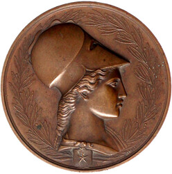 Kupfermedaille 1875 von Dubois. Zweiter Preis der internationalen ...