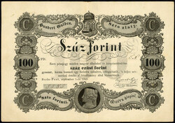 100 Forint 1.9.1848. Buda-Pest. III