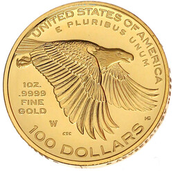 100 Dollars 2017 W, West Point. American Liberty - 225 Jahre United ...