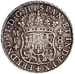 8 Reales 1750 Mexiko City. 26,95 g. gutes sehr schön  Automatically ...