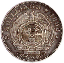 5 Shillings 1892, Berlin. Single shaft wagon tongue. sehr ...