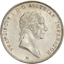 Scudo (Taler) 1822 M, Mailand. vorzüglich, winz. Kratzer, selten