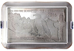 1 Dollar 1 Unze Silber Premium Size Silver Bar 2016 The American ...