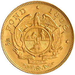 1/2 Pond 1892. Double shaft wagon tongue. 3,99 g. 917/1000. gutes ...