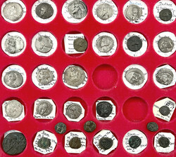 Schuber mit 31 Münzen der Parther und von Elymais/Persis, sowie ...