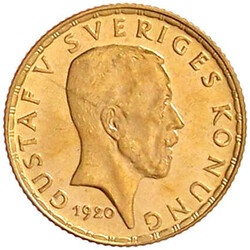 5 Kronor 1920 W. 2,24 g. 900/1000. ...