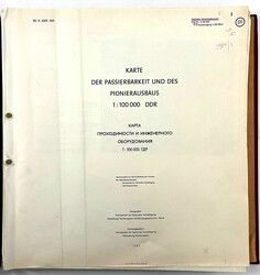 Mappe: Karte der Passierbarkeit und des Pionierausbaus / Hrsg.: ...