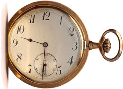 Schweizer Herren-Savonette, Gelbgold 585/1000 um 1930. ...