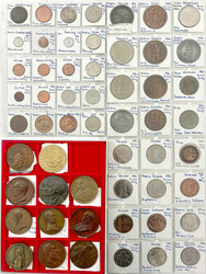 55 Medaillen des 19. und (meist) 20. Jh. auf Schuber und Albumseiten ...