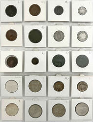 29 Münzen des 19. und 20. Jh. Alle in Rähmchen. Vieles Silber. ...