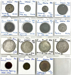 15 Münzen des 19. und 20. Jh., viel Silber, u.a. 5 Pesetas 1871, ...