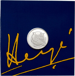 2 Silbermünzen: 10 Euro 2004 Tim und Struppi und 20 Euro 2007 100 ...