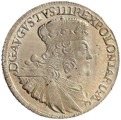 8 Groschen 1753 ohne Mzz.vorzüglich/Stempelglanz, etwas berieben