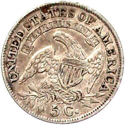 5 Cents 1833. gutes sehr schön, kl. Kratzer  Automatically generated ...