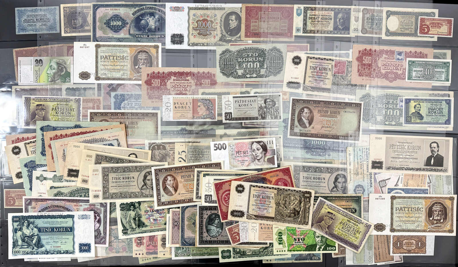 Hochinteressante Sammlung von über 150 Scheinen ab 1919 bis 1998 im ...