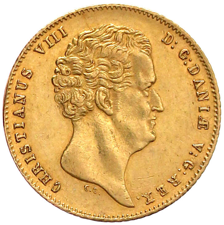 2 Christian d'or 1847 FF, Altona. vorzüglich, winz. Randfehler