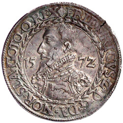 Speciedaler 1572, Kopenhagen. Münzmeister Hans Dellhusen. 29,12 g. ...