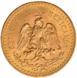 50 Pesos 1947. 41,67 g. 900/1000. prägefrisch