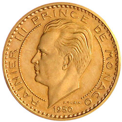 20 Francs Piefort mit Inschrift ESSAI in Gold 1950. 28,99 g. 920/1000 ...