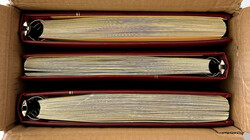 Insgesamt 3 rote Safe-Ringbinder (807) mit Safe-dual-Text Bund ...