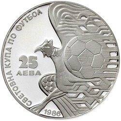 25 Lewa 1986 Fussball WM in Mexiko. Ohne Datum über Adlerkopf. In ...