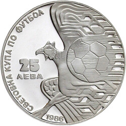 25 Lewa 1986 Fussball WM in Mexiko. Ohne Datum über Adlerkopf. In ...