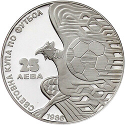 25 Lewa 1986 Fussball WM in Mexiko. Ohne Datum über Adlerkopf. ...