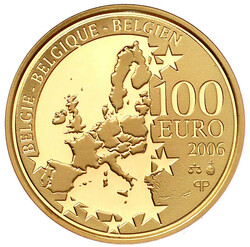 100 Euro 2006 auf 175 Jahre Dynastie Sachsen-Coburg-Gotha in Belgien. ...