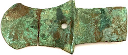 China Yue (Axtkopf) aus Bronze um 1766/1122 v. Chr.(gerissen), Länge ...