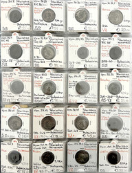 Album mit 165 Münzen des 3. und 4. Jh. Alle in Rähmchen bestimmt ...