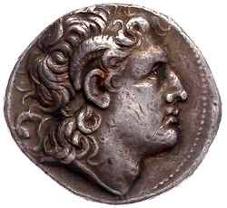 Tetradrachme 297/281 v. Chr., Perinthos. Kopf des Alexander III. mit ...