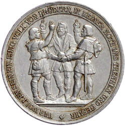 2 Stück: Schweiz, Alumedaille 1891 zur Erinnerung a.d. 600 Jf. des ...