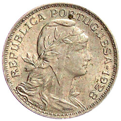 50 Centavos 1928. vorzüglich/Stempelglanz