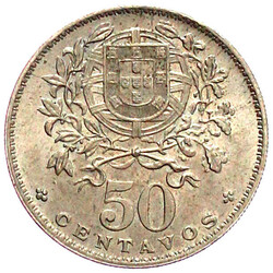 50 Centavos 1928. vorzüglich/Stempelglanz