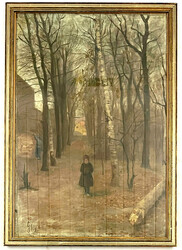 Gemälde von Walter Georgi (1871 Leipzig bis 1924 Holzhausen am ...