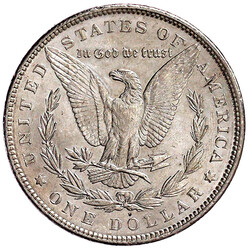 Morgandollar 1890, Philadelphia. vorzüglich/Stempelglanz