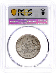 Florin 1911. Im PCGS-Blister mit Grading AU 58. prägefrisch, selten ...