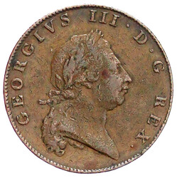 Penny 1793. Segelschiff.sehr schön, kl. Kratzer, prägebed. ...