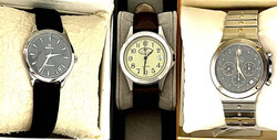3 Herrenarmbanduhren: ZENITH Automatic 670 mit Lederarmband und ...
