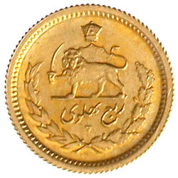 1/4 Pahlavi SH 1333 = 1954, kleines Format. 2.03 g. 900/1000. Auflage ...