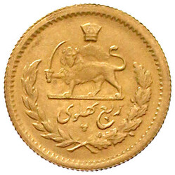 1/4 Pahlavi SH 1339 = 1961. 2,03 g. 900/1000. prägefrisch