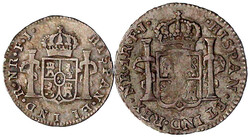 2 Stück: 1 und 1/2 Real 1818 FJ. beide sehr schön, teils selten