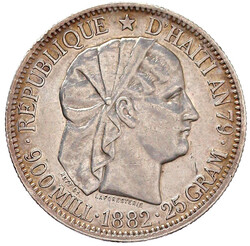 Gourde 1882. vorzüglich, min. Kratzer, feine Tönung