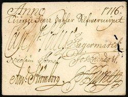 25 Daler Silvermynt 1716. II, Stockfleckig u. Fehlstelle