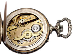 Große Bergmanns-Taschenuhr um 1900. SYSTEME ROSKOPF PATENT. ...