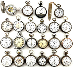 Sammlung von 44 alten meist "open face" Herren-Taschenuhren. Vieles ...